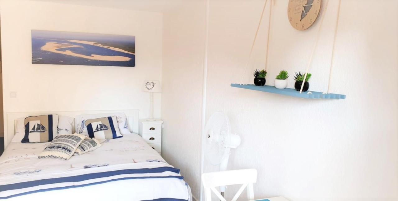 Studio Océan avec terrasse cœur de ville Biscarrosse Extérieur photo